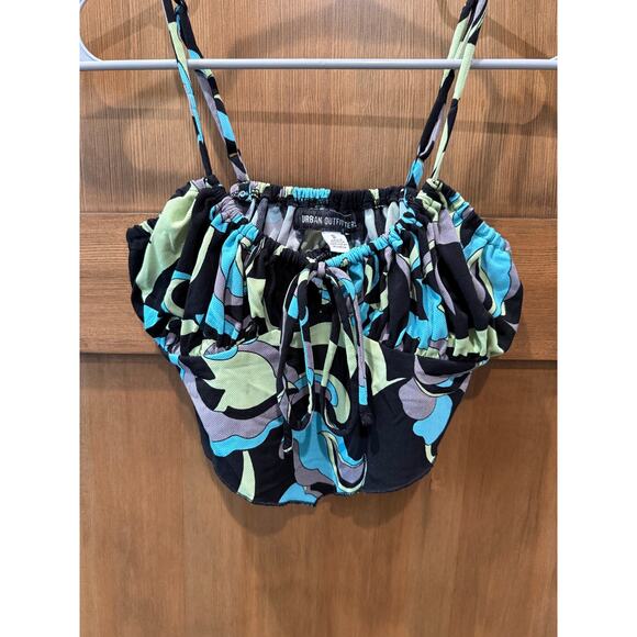 Urban Outfitters Capri Hanky Hem Tank Size Small Party Festival 70's - Picture 4 of 9